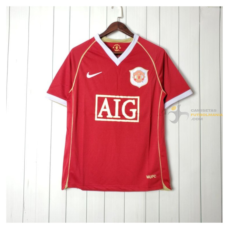 Camiseta Manchester United Retro Clásica 2006-2007