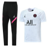 Pantalón Chándal y Camiseta Paris Saint-Germain Air Jordan Blanca 2021-2022