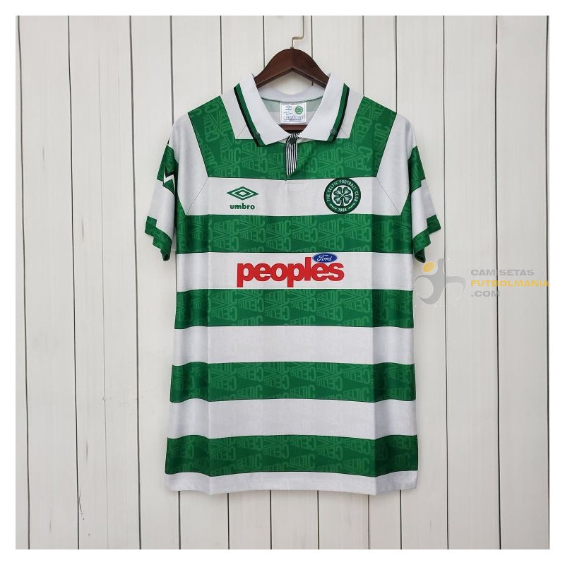 Camiseta Celtic de Glasgow Retro Clásica 1991-1992