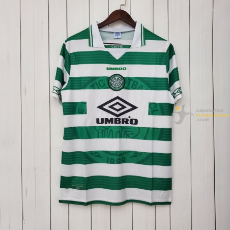 Camiseta Celtic de Glasgow Retro Clásica 1998-1999
