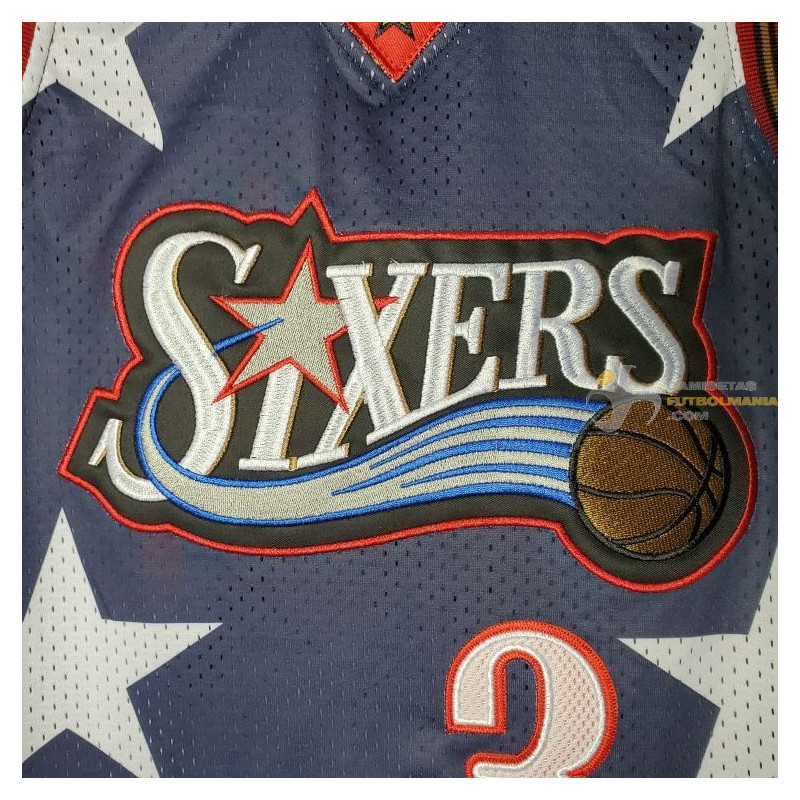 Camiseta NBA Allen Iverson All-Star Version Retro Clásica ...