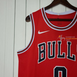 Camiseta NBA Coby White 0 Chicago Bulls Roja 2021-2022