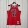 Camiseta NBA Scottie Pippen 33 Chicago Bulls Retro Clásica Finals 1997-1998