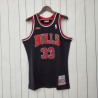 Camiseta NBA Scottie Pippen 33 Chicago Bulls Retro Clásica Finals Negra 1997-1998