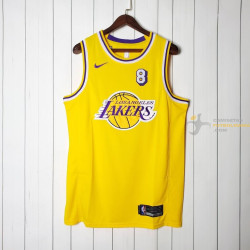 Camiseta NBA Kobe Bryant 8 Los Angeles Lakers Tributo Conmemorativa