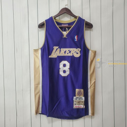 Camiseta NBA Kobe Bryant 8 Los Angeles Lakers Retro Clásica Bordada 1996-2016