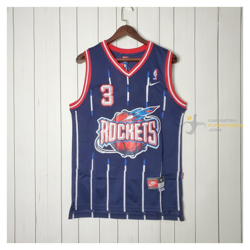 Camiseta NBA Steve Francis 3 Houston Rockets Retro Clásica