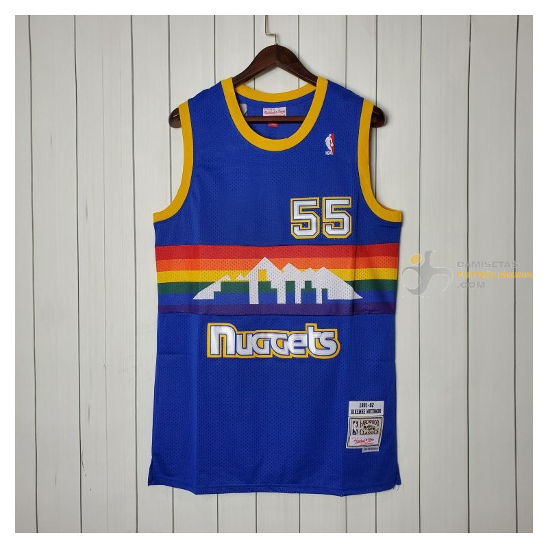 Camiseta NBA Dikembe Mutombo Denver Nuggets Retro Clásica 1991-1992