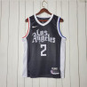 Camiseta NBA KAWHI LEONARD 2 Los Angeles Clippers Azul 2021
