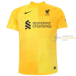 Camiseta Liverpool Portero Segunda Equipación 2021-2022