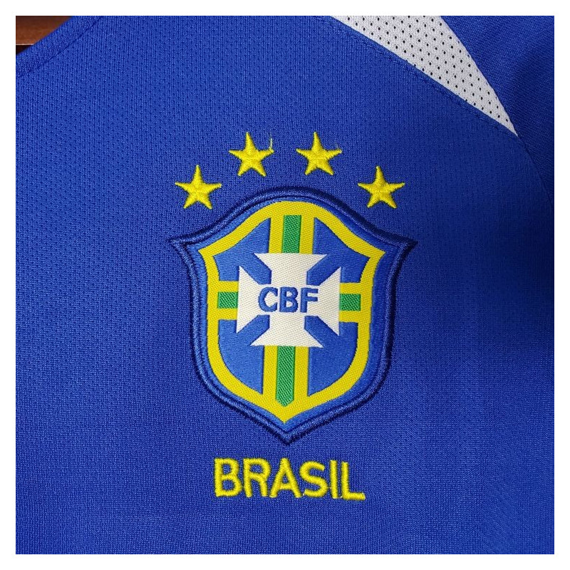 Camiseta Brasil CBF Retro Clásica 2002 brazil vintage jersey