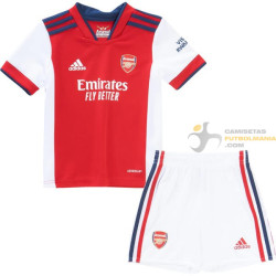 Camiseta y Pantalón Niños Arsenal Primera Equipación 2021-2022
