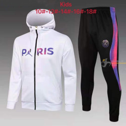 Chándal Capucha Niños Paris Saint-Germain Blanco Air Jordan 2021-2022