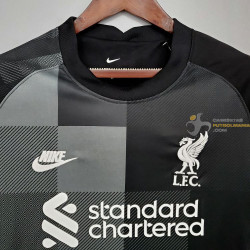 Camiseta Liverpool Portero Negra 2021-2022