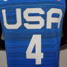 Camiseta NBA Bradley Beal 4 USA Azul Silk Version 2021