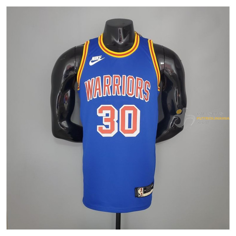 Camiseta NBA Curry Golden State Warriors 75th Anniversary Silk Version 2021