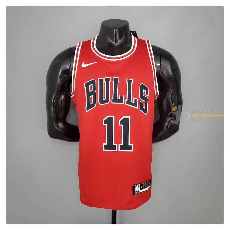 Camiseta NBA DeMar DeRozan 11 Chicago Bulls Roja Silk Version 2021