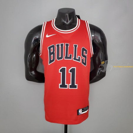 Camiseta NBA DeMar DeRozan 11 Chicago Bulls Roja Silk Version 2021