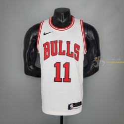 Camiseta NBA DeMar DeRozan 11 Chicago Bulls Blanca Silk Version 2021