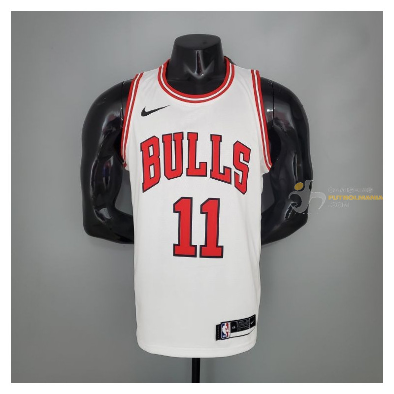 Camiseta NBA DeMar DeRozan 11 Chicago Bulls Blanca Silk Version 2021