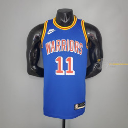 Camiseta NBA Klay Thompson 11 Golden State Warriors 75th Anniversary Silk Version 2021