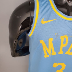 Camiseta NBA Anthony Davis 3 Los Angeles Lakers MPLS Silk Version 2021