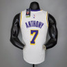 Camiseta NBA Carmelo Anthony 7 Los Angeles Lakers Blanca Silk Version 2021