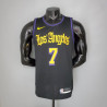 Camiseta NBA Carmelo Anthony 7 Los Angeles Lakers Black Silk Version 2021