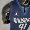 Camiseta NBA Dirk Nowitzki 41de los Dallas Mavericks Silk Version 2021