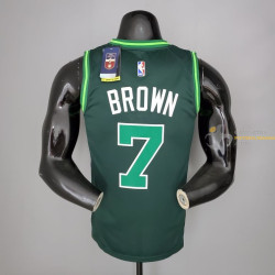Camiseta NBA Jaylen Brown 7 Celtics Boston Silk Version 2021