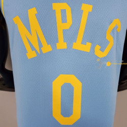 Camiseta NBA Kyle Kuzma 0 Los Angeles Lakers MPLS Silk Version 2021