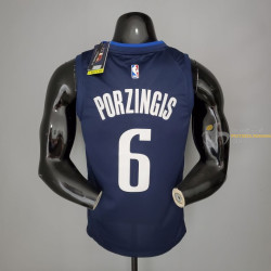 Camiseta NBA Kristaps Porzingis 6 Dallas Mavericks Silk Version 2021