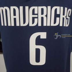 Camiseta NBA Kristaps Porzingis 6 Dallas Mavericks Silk Version 2021