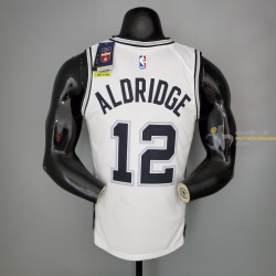 Camiseta NBA LaMarcus Aldridge 12 San Antonio Spurs Silk Version 2021