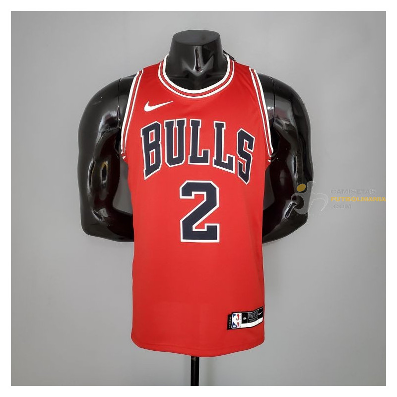 Camiseta NBA LaMelo Ball 2 Chicago Bulls Silk Version Roja 2021