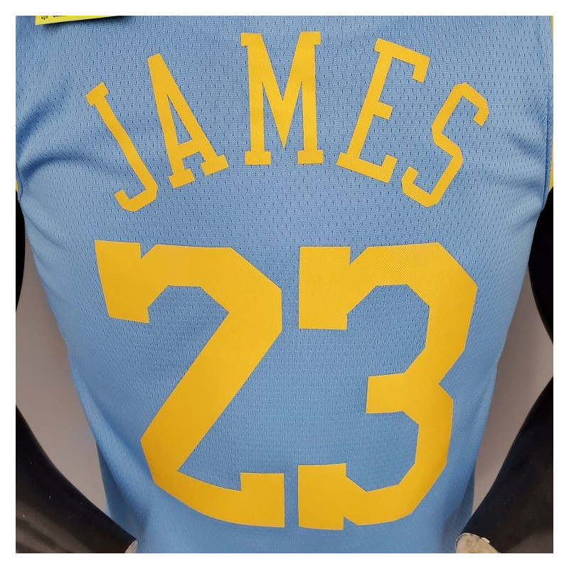 Camiseta LeBron James #23 Los Angeles Lakers 2021-Azul ⋆ MiCamisetaNBA