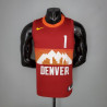 Camiseta NBA Michael Porter JR 1 Denver Nuggets Roja Silk Version 2021