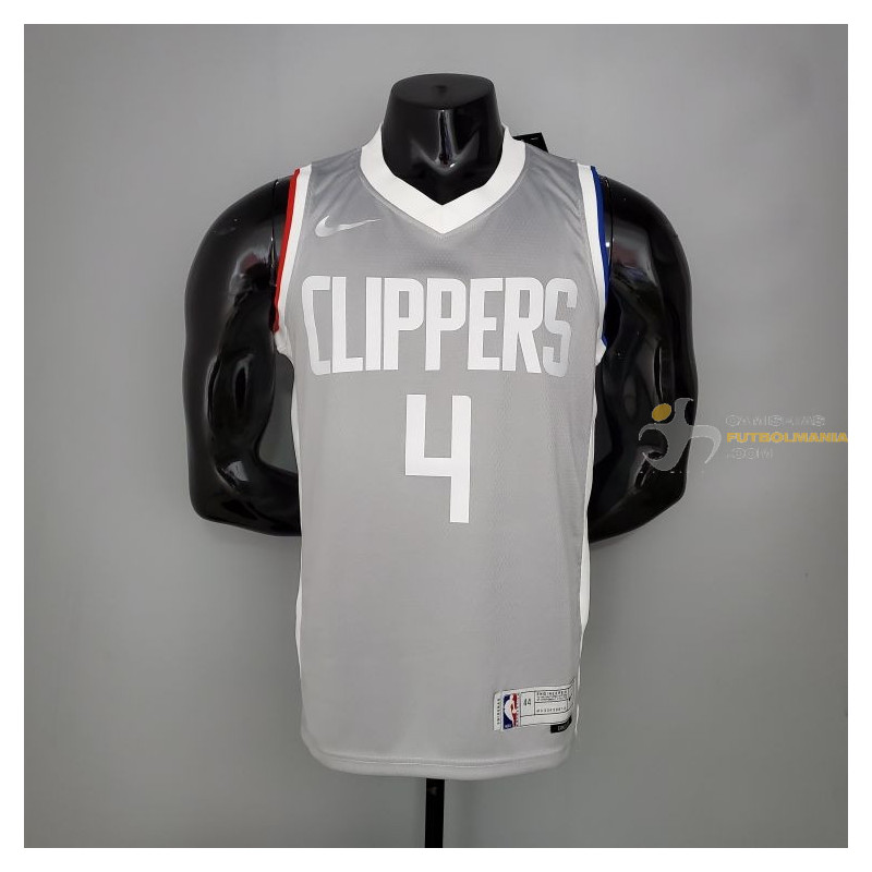 Camiseta NBA Rajon Rondo 4 Los Angeles Clippers Gris Silk Version 2021