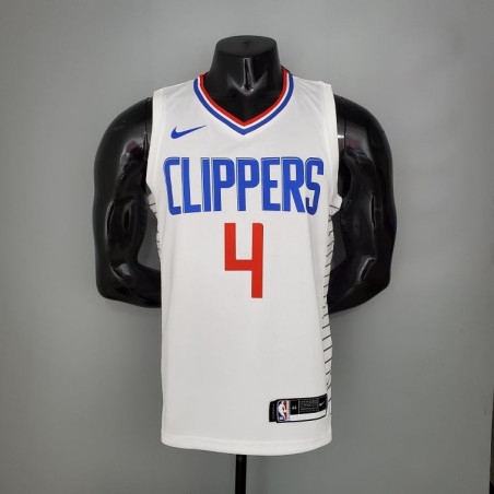 Camiseta NBA Rajon Rondo 4 Los Angeles Clippers Blanca X Silk Version 2021