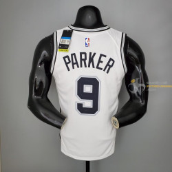 Camiseta NBA Tony Parker 9 San Antonio Spurs Silk Version 2021