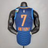 Camiseta NBA Carmelo Anthony 7 Oklahoma City Thunder Silk Version Dark Blue 2021