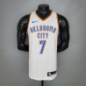 Camiseta NBA Carmelo Anthony 7 Oklahoma City Thunder Silk Version White 2021