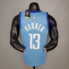 Camiseta NBA James Harden de Houston Rockets Silk Version Blue 2021