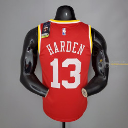 Camiseta NBA James Harden de Houston Rockets Silk Version Red 2021