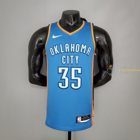 Camiseta NBA Kevin Durant 35 Oklahoma City Thunder Silk Version