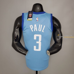 Camiseta NBA Chris Paul Houston Rockets Silk Version Blue 2021-2022