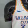 Camiseta NBA Chris Paul 3 Oklahoma City Thunder Silk Version White 2021-2022