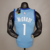 Camiseta NBA Tracy McGrady 1 Houston Rockets Silk Version Blue 2021