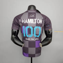 Camiseta F1 Lewis Hamilton 44 Mercedes-Benz Racing Team Special Edition 100 Wins 2021-2022