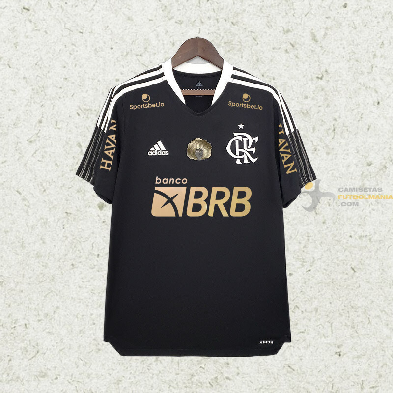 Camiseta Flamengo Edición Black Full Sponsor 2021-2022